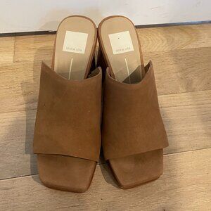 Dolce Vita suede mule with block heel